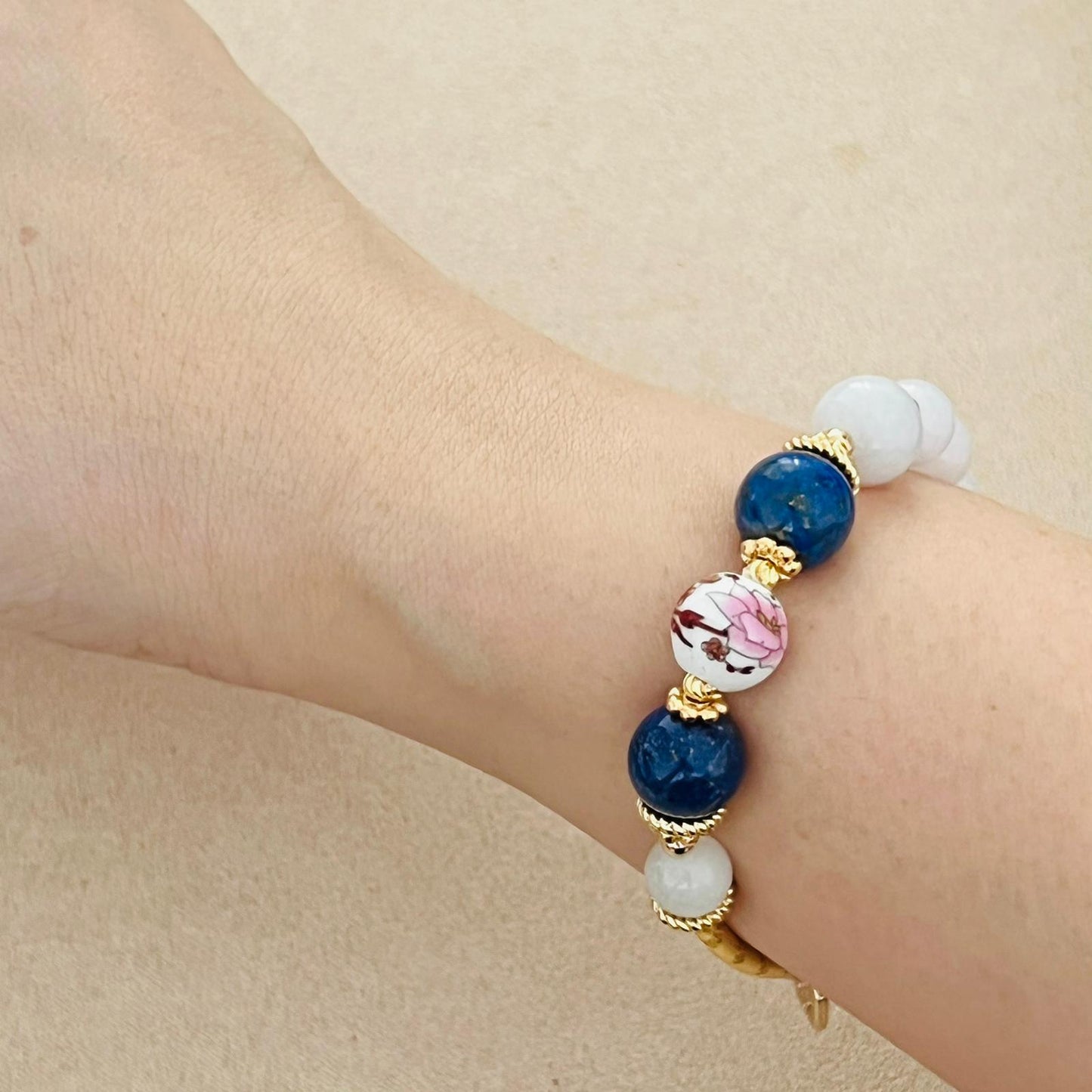 Jade & Lapis Lazuli Bracelet