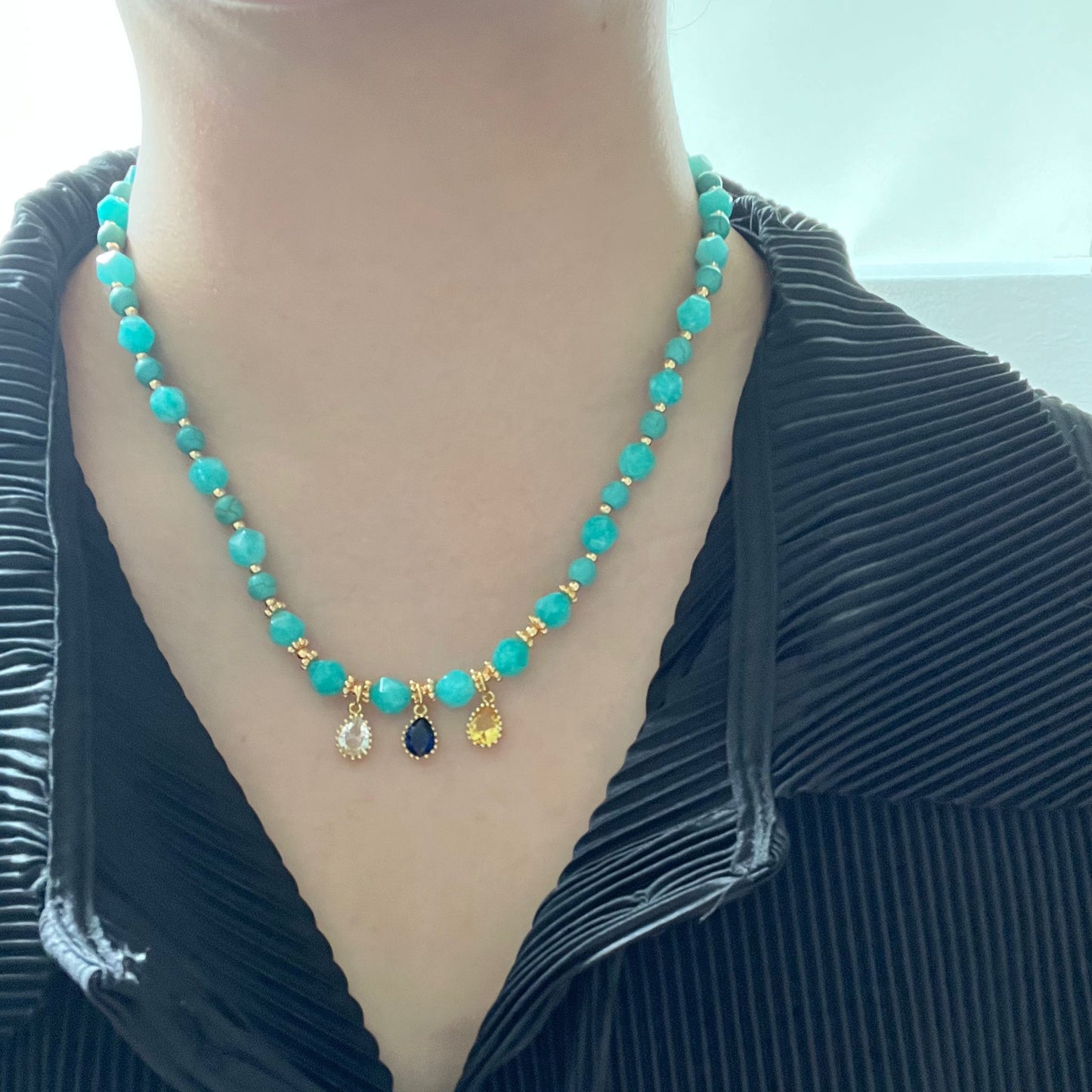 Amazonite & Turquoise Necklace