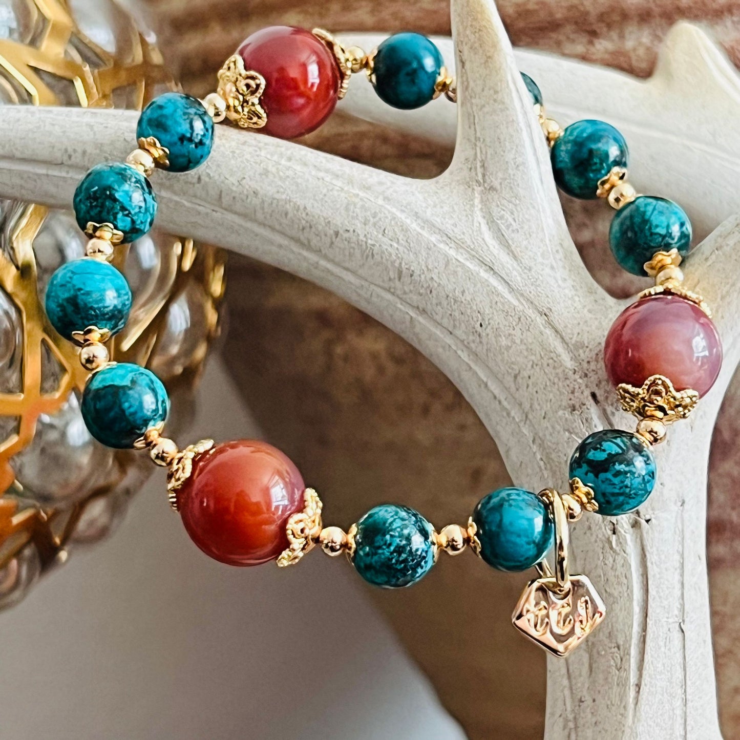 Baby Turquoise & Agate Bracelet
