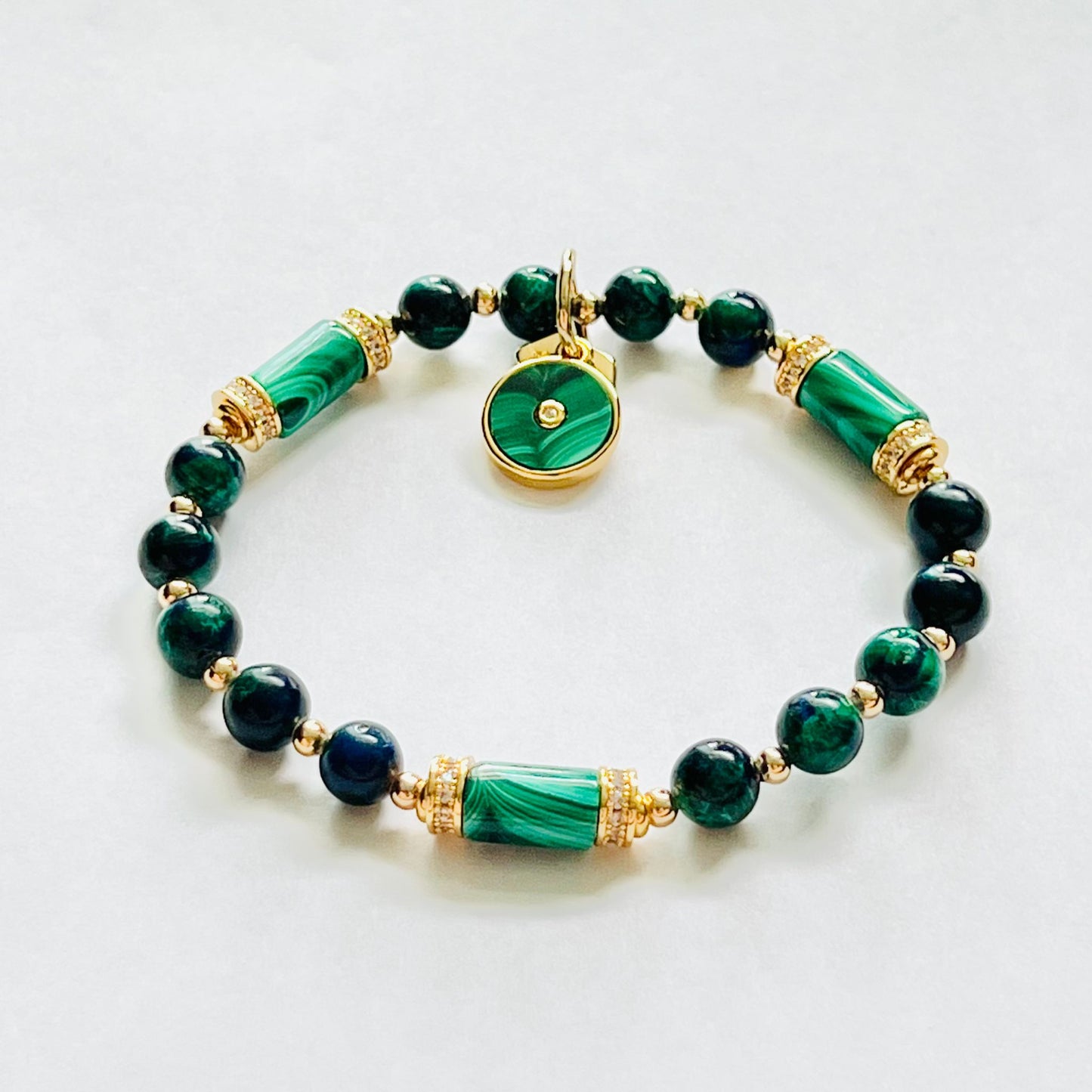 Baby Azurmalachite & Malachite Bracelet