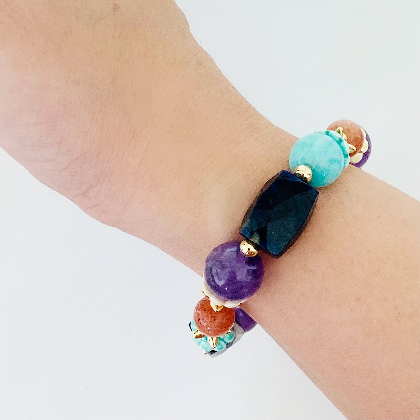 Amazonite Rock Candy Bracelet