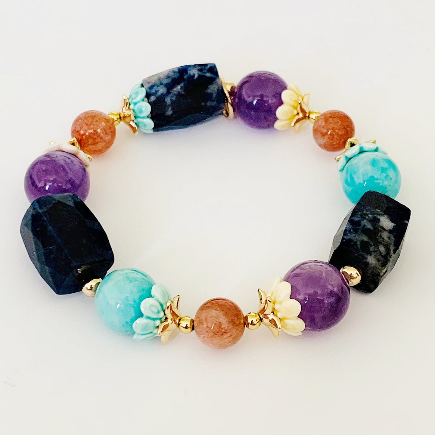 Amazonite Rock Candy Bracelet