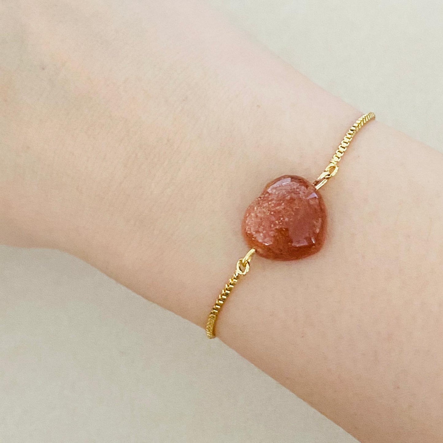 Sunstone La Forma Heart Bracelet