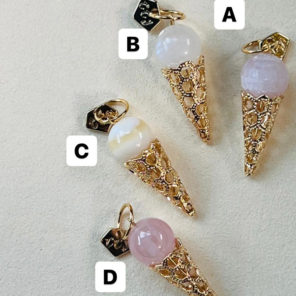 Ice Cream Pastel Gemstone charms