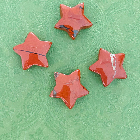 Red Jasper Crystal Star