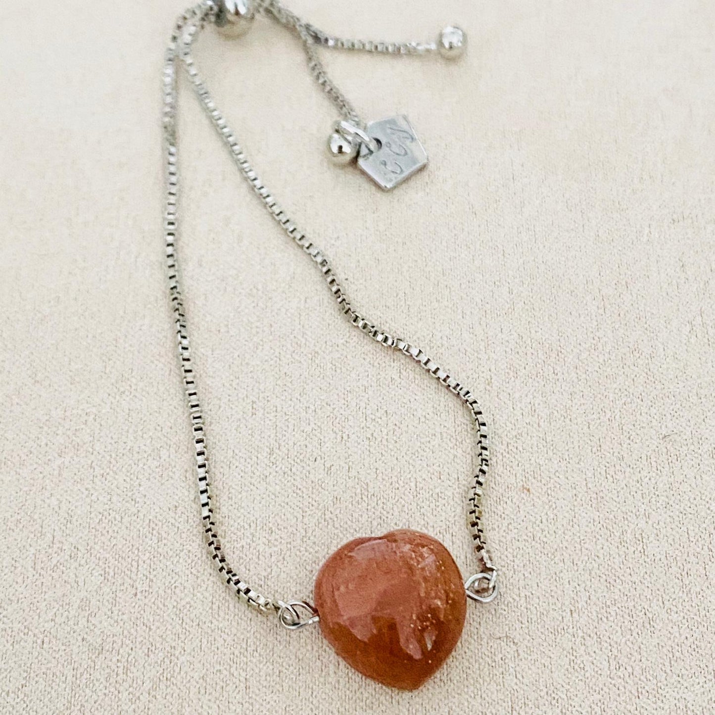 Sunstone La Forma Heart Bracelet