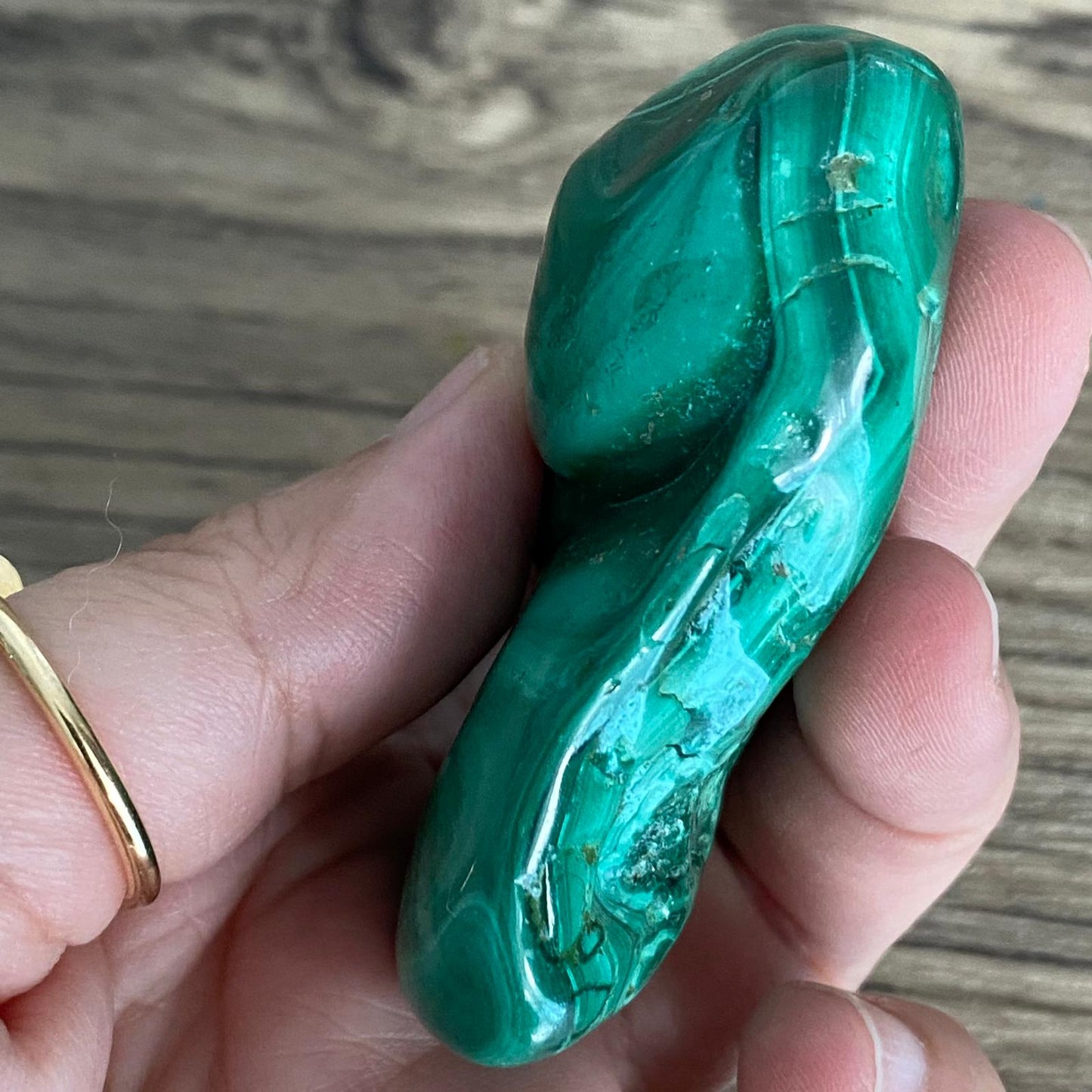 Raw Malachite Stone D