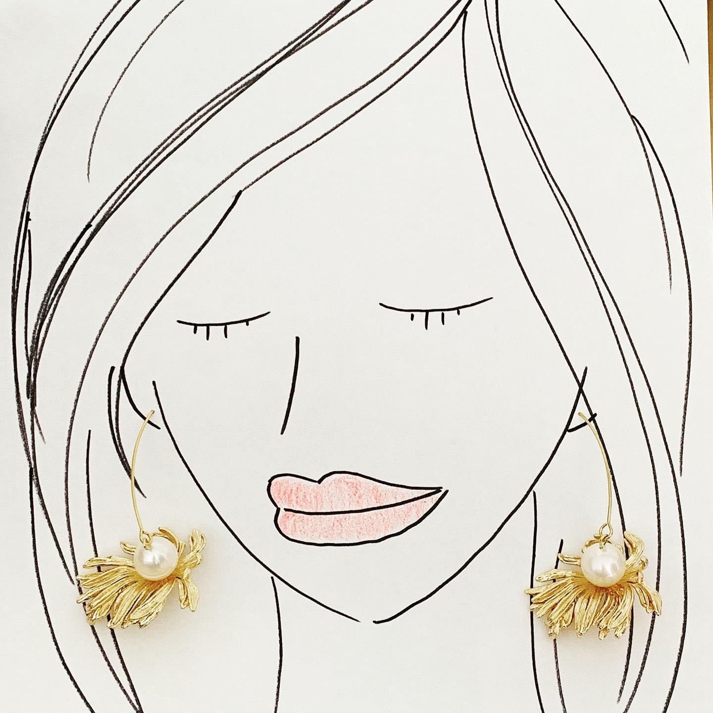Fleur & Pearls Earrings