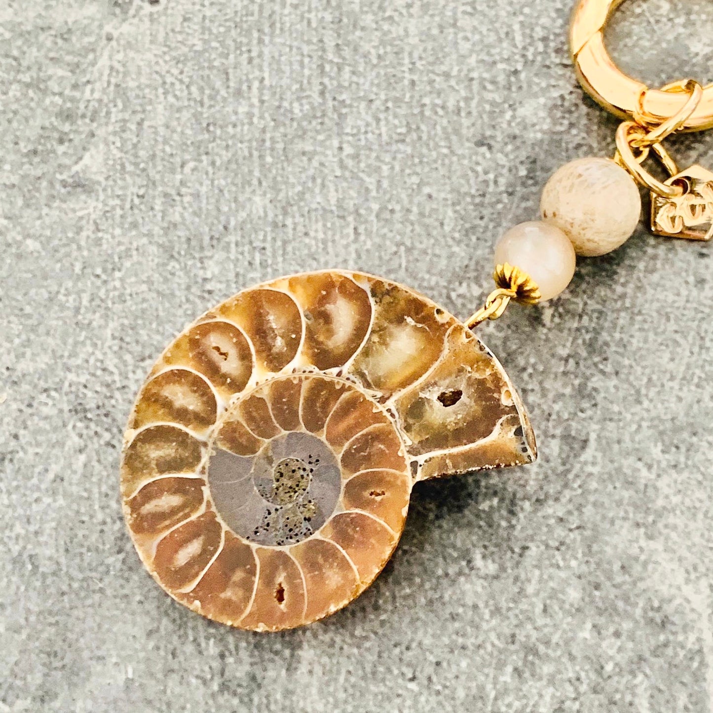 Happiness & Luck Ammonite Charm