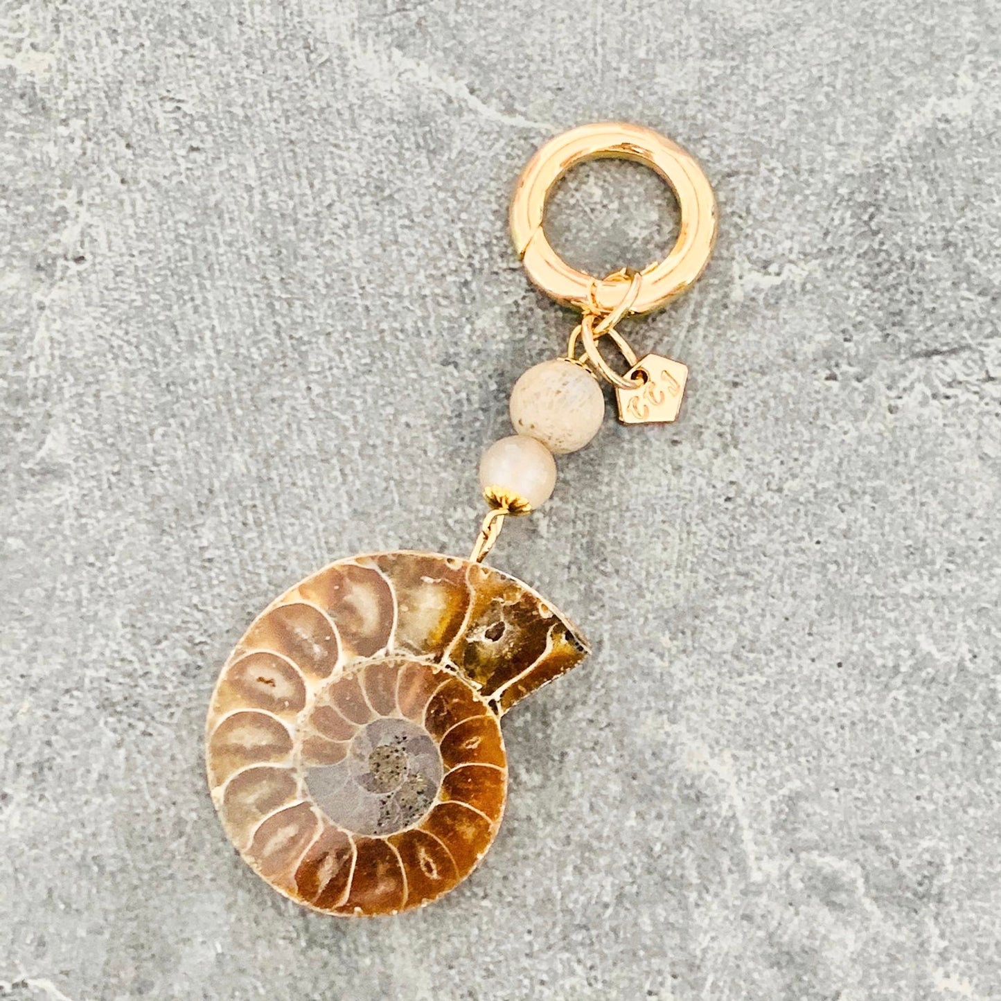 Happiness & Luck Ammonite Charm