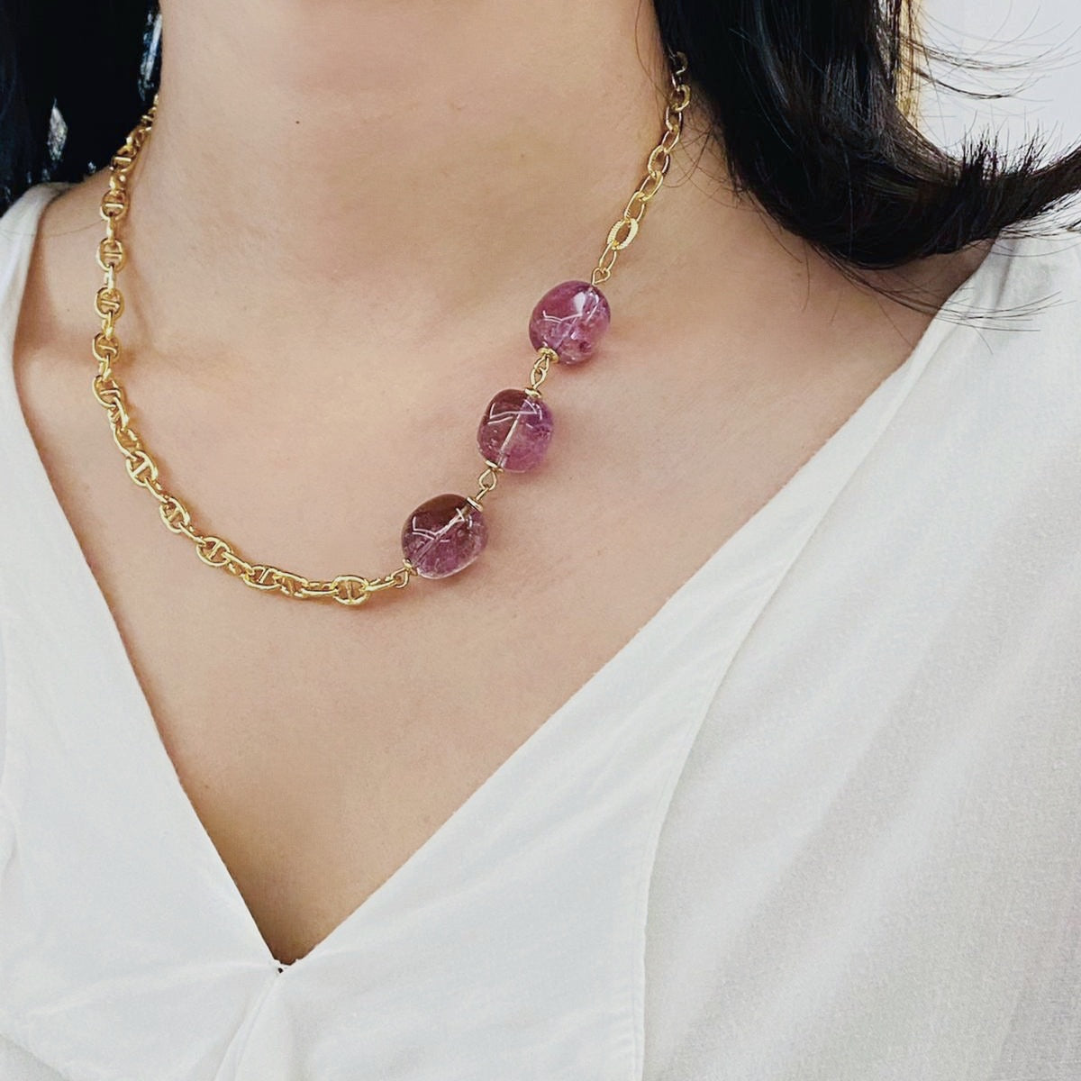 Trilogy Ametrine Necklace