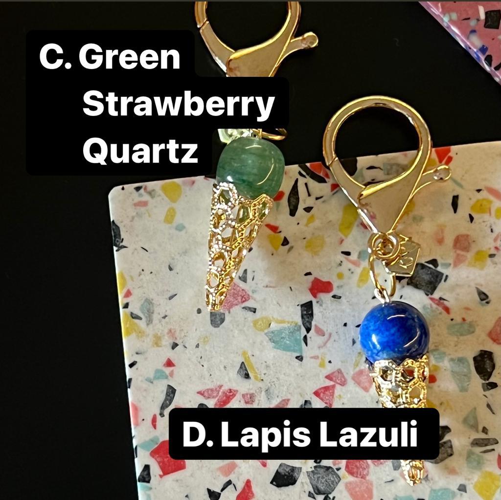 Ice Cream Vivid Gemstone Bag charms