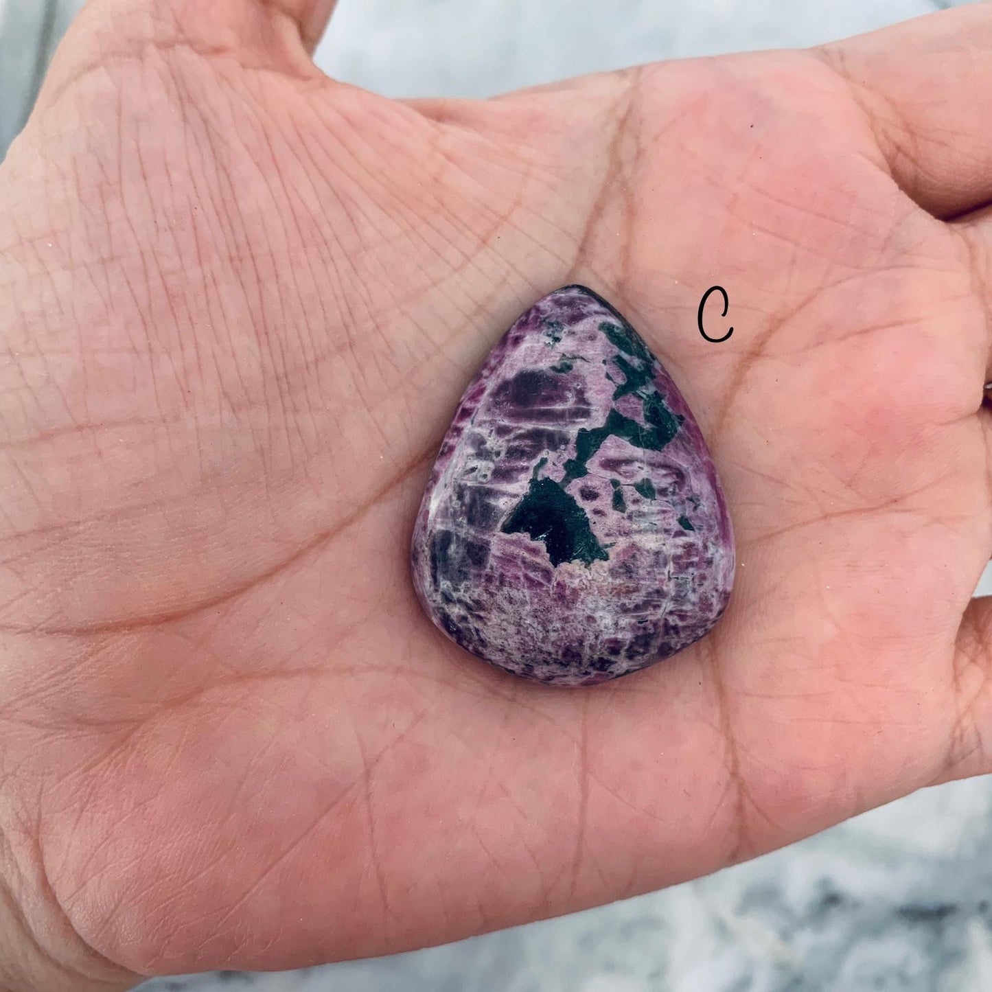 Purple Ruby Zoisite Cabochon