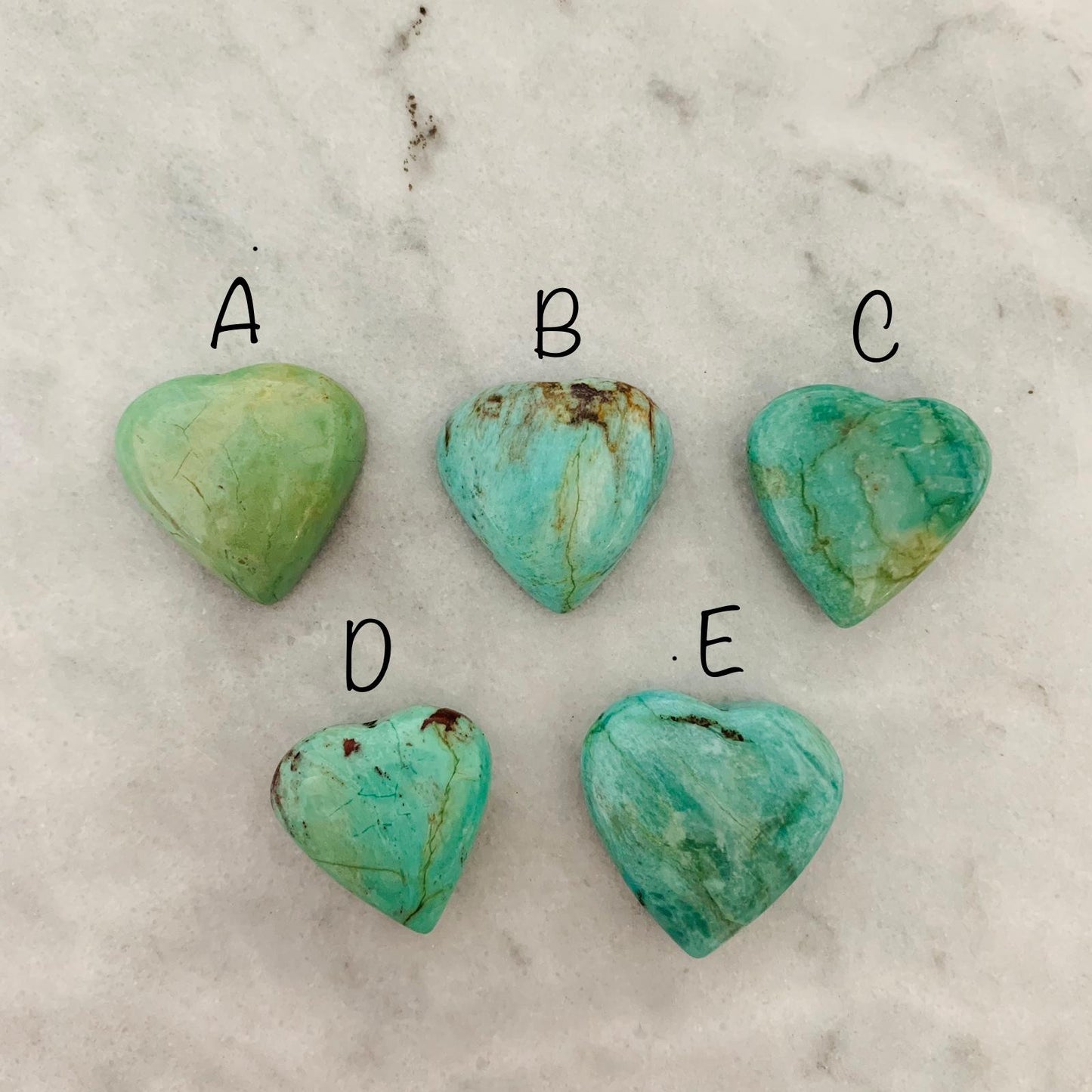 Turquoise Heart Cabochon