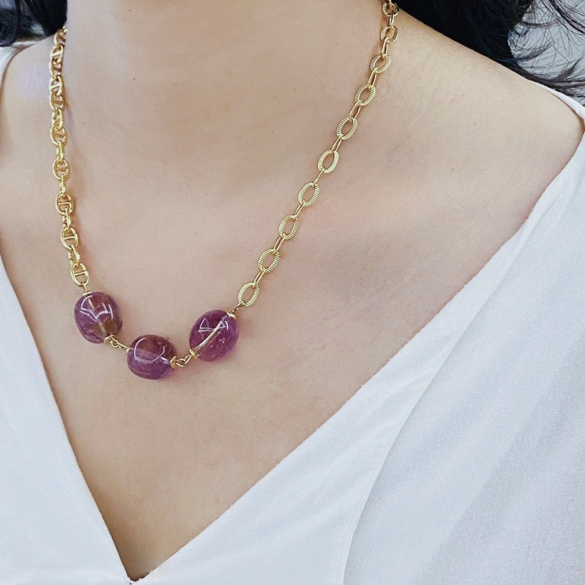 Trilogy Ametrine Necklace