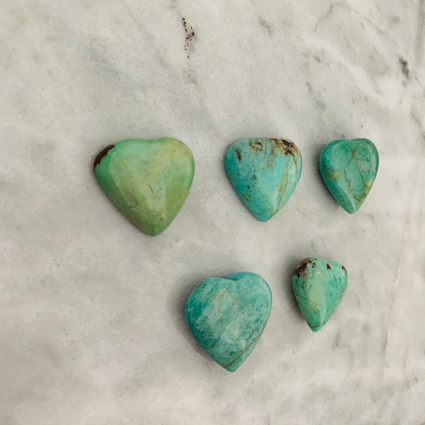 Turquoise Heart Cabochon
