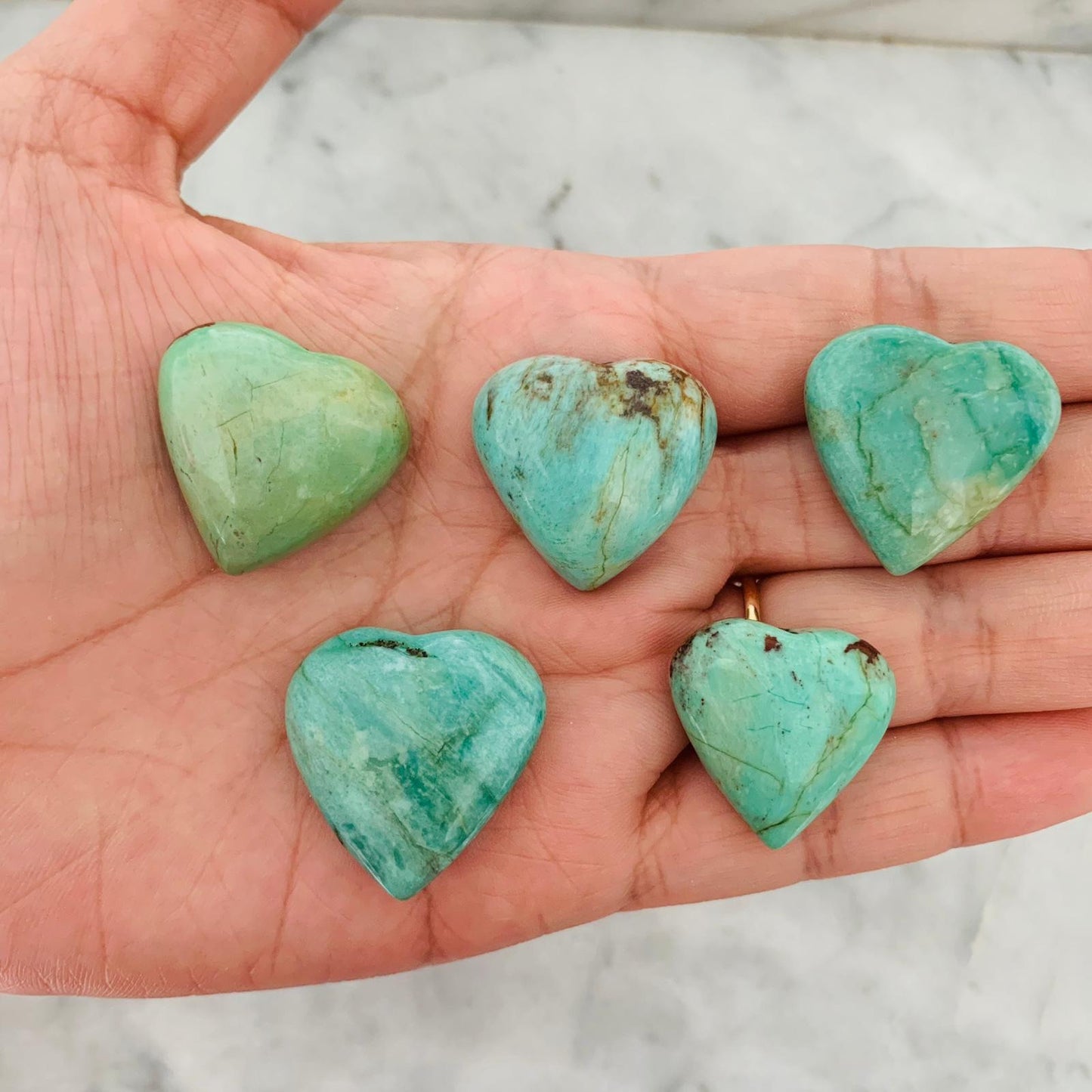 Turquoise Heart Cabochon
