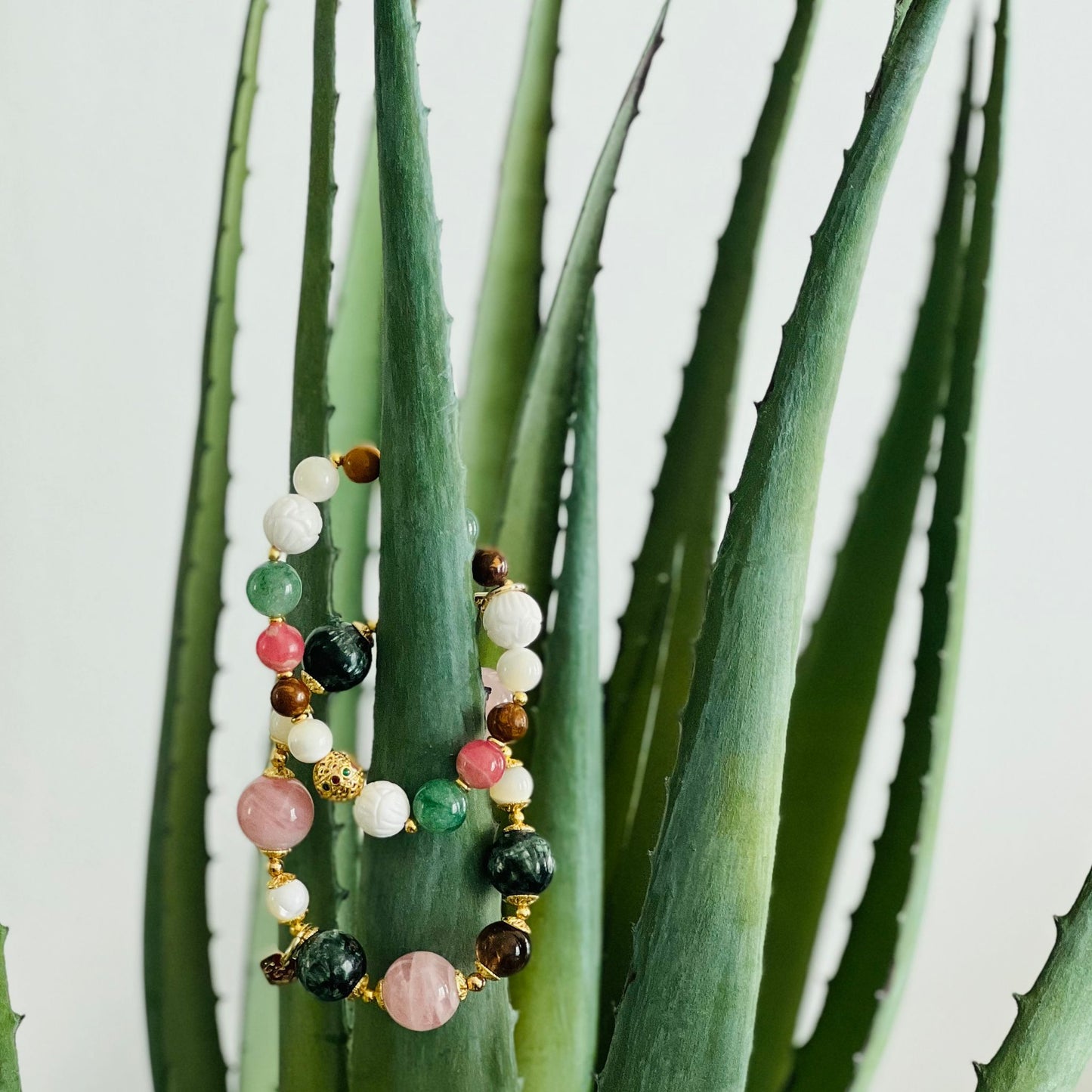 Cactus Rhodochrosite Bracelet