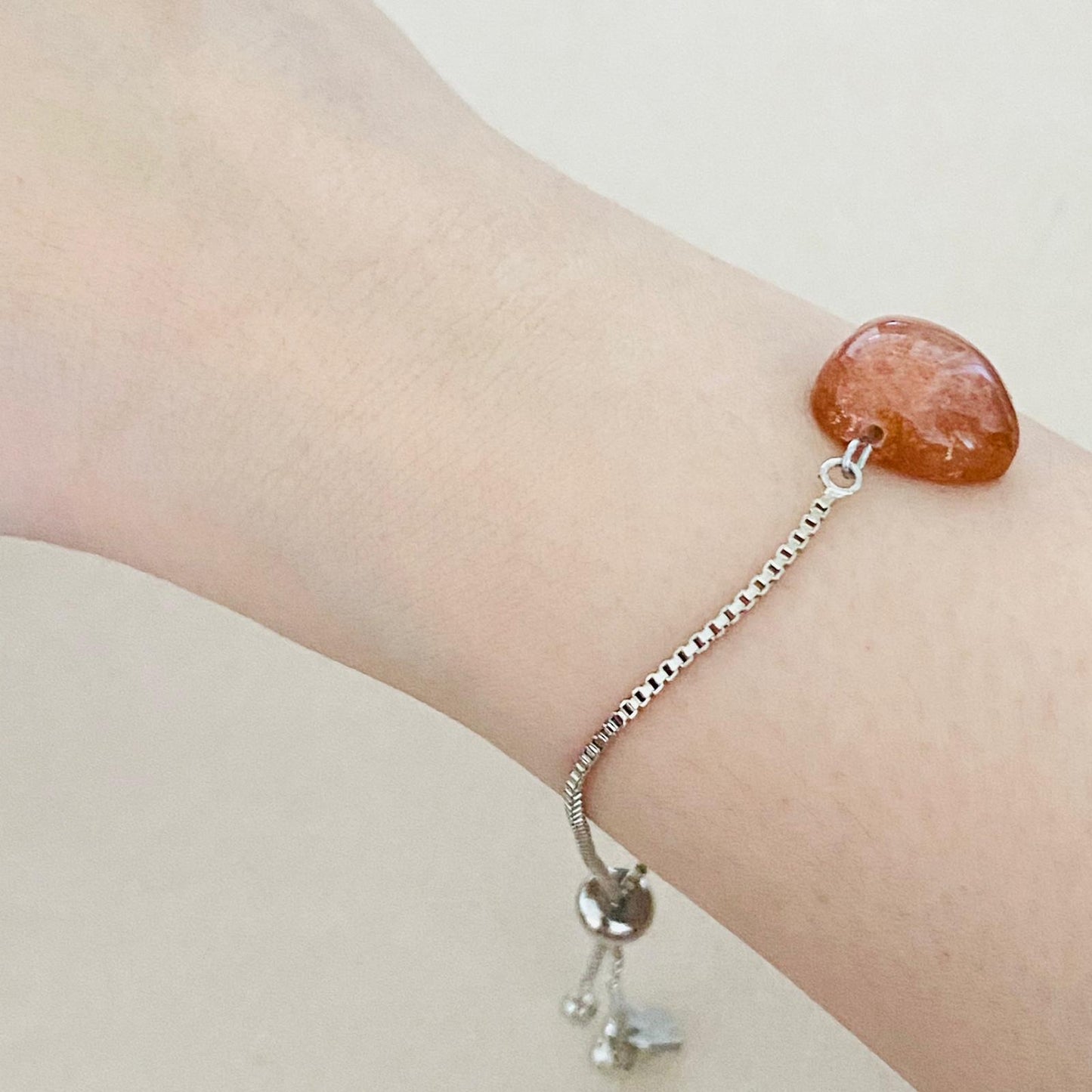 Sunstone La Forma Heart Bracelet