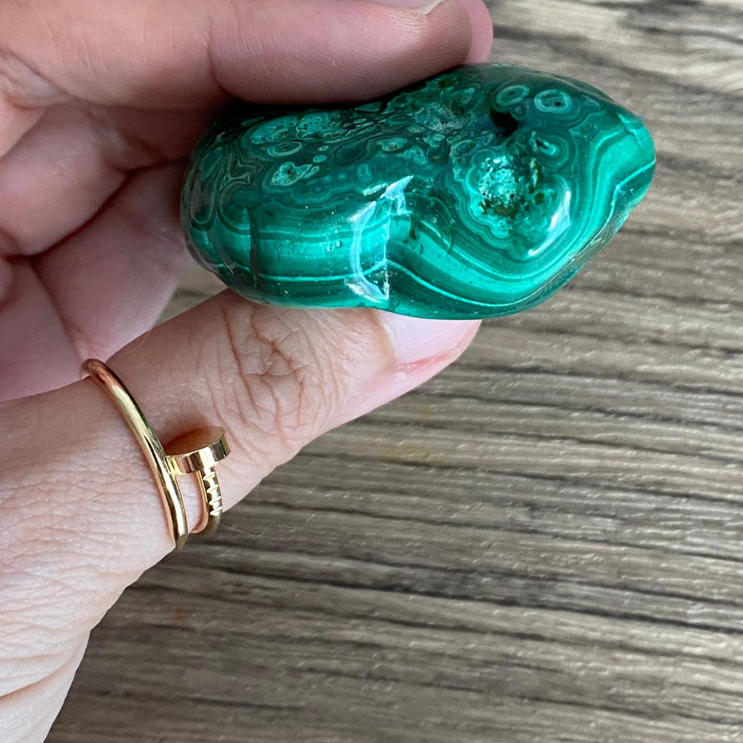 Raw Malachite Stone D