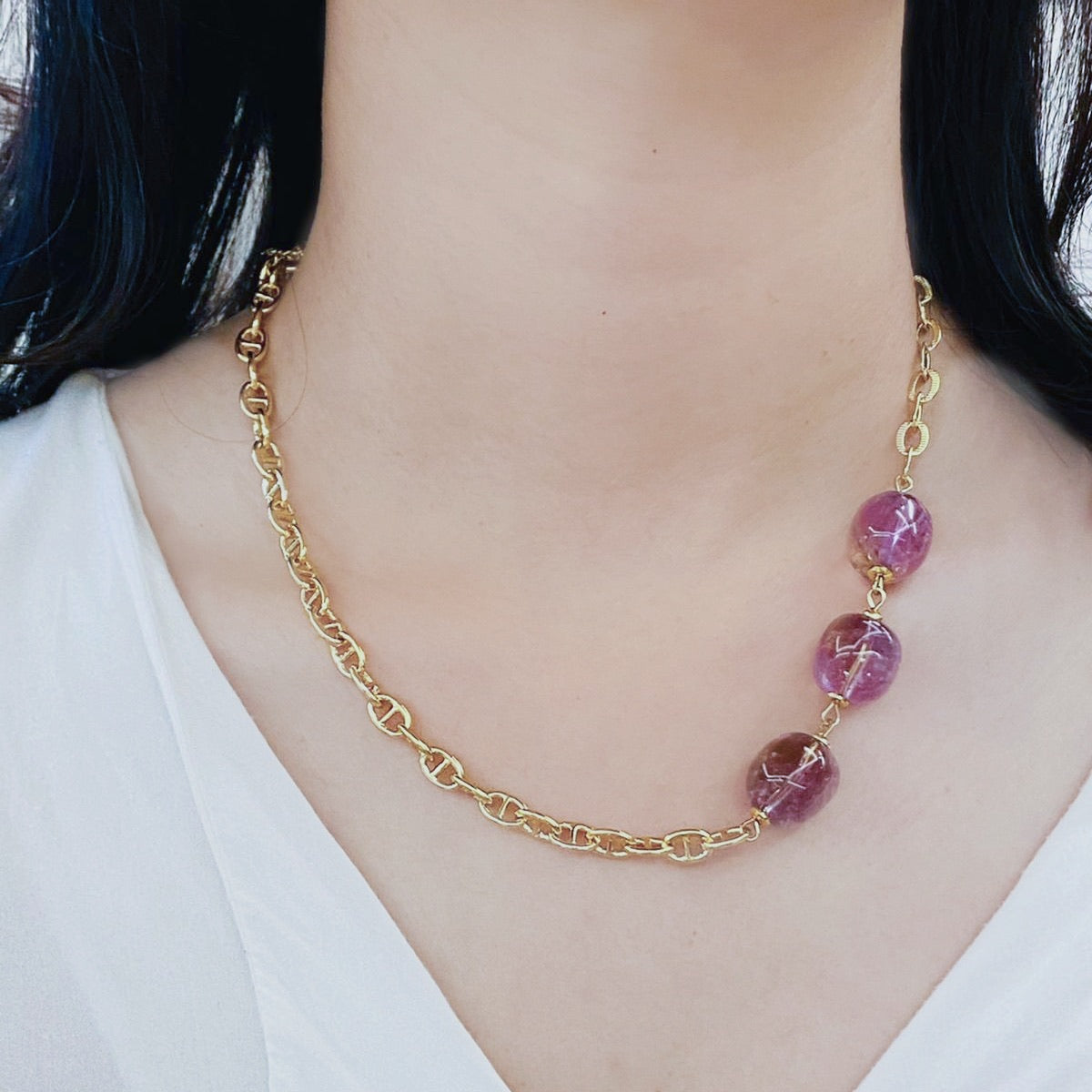 Trilogy Ametrine Necklace