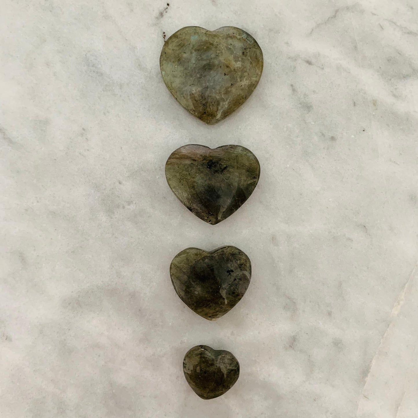 Labradorite Heart Cabochon