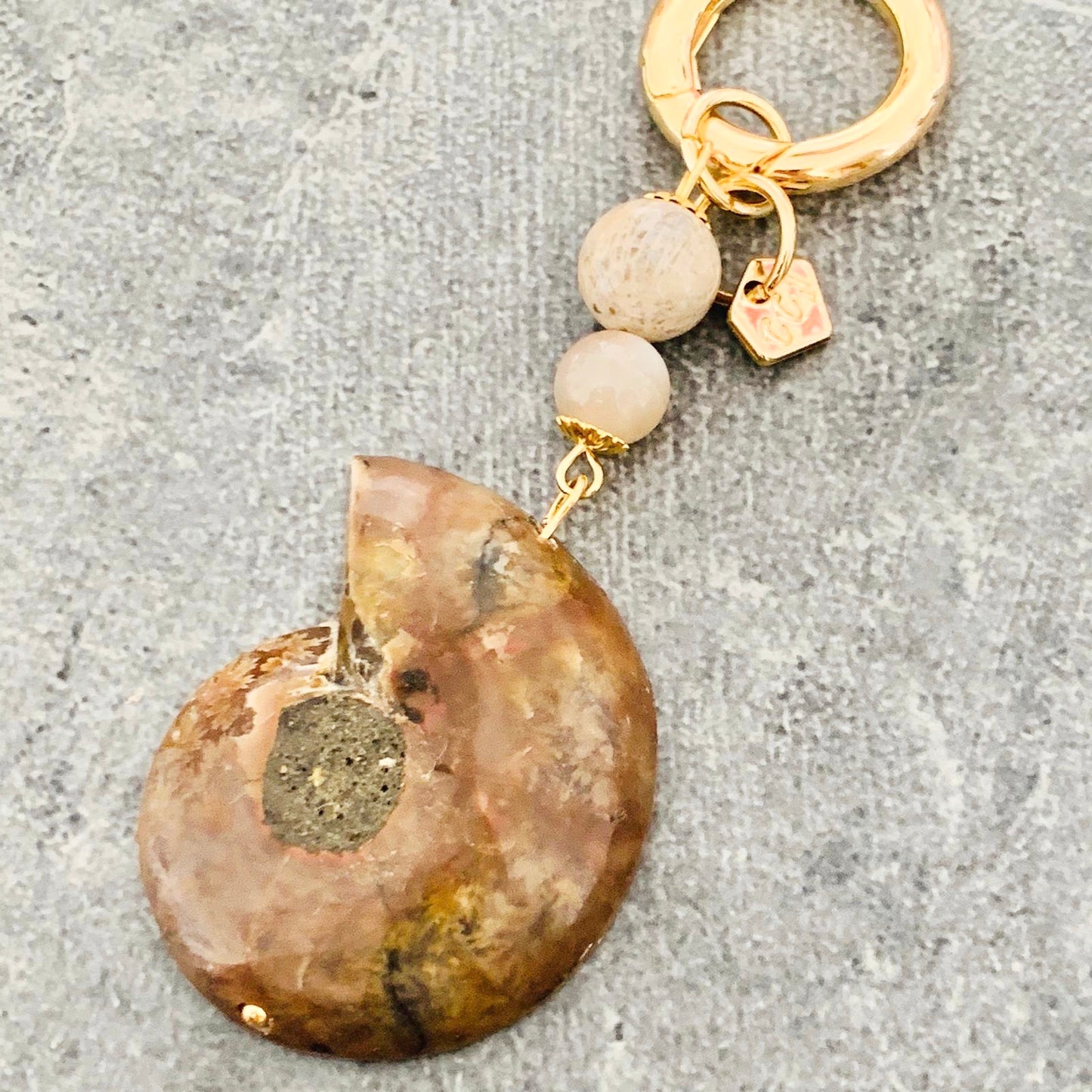 Happiness & Luck Ammonite Charm