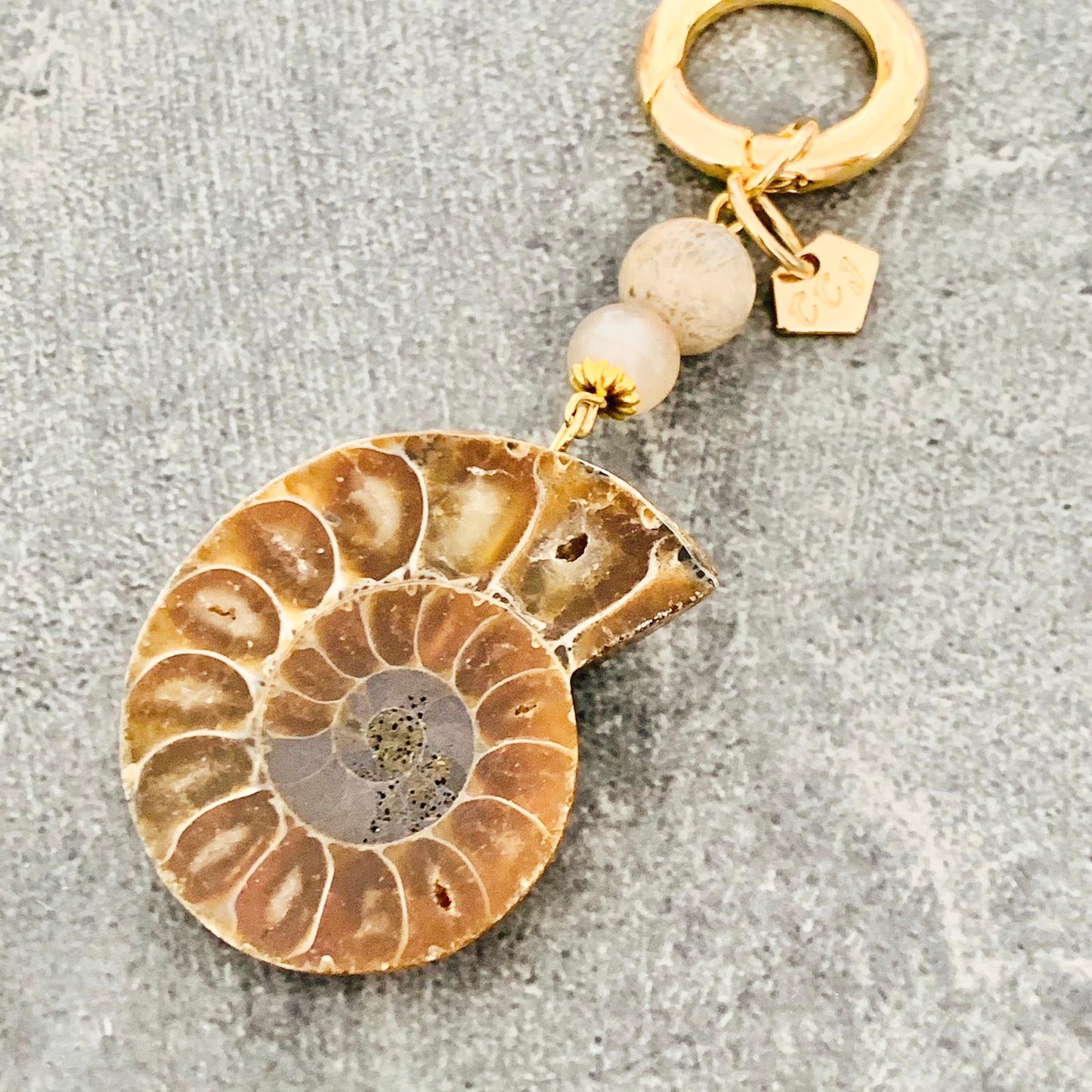 Happiness & Luck Ammonite Charm