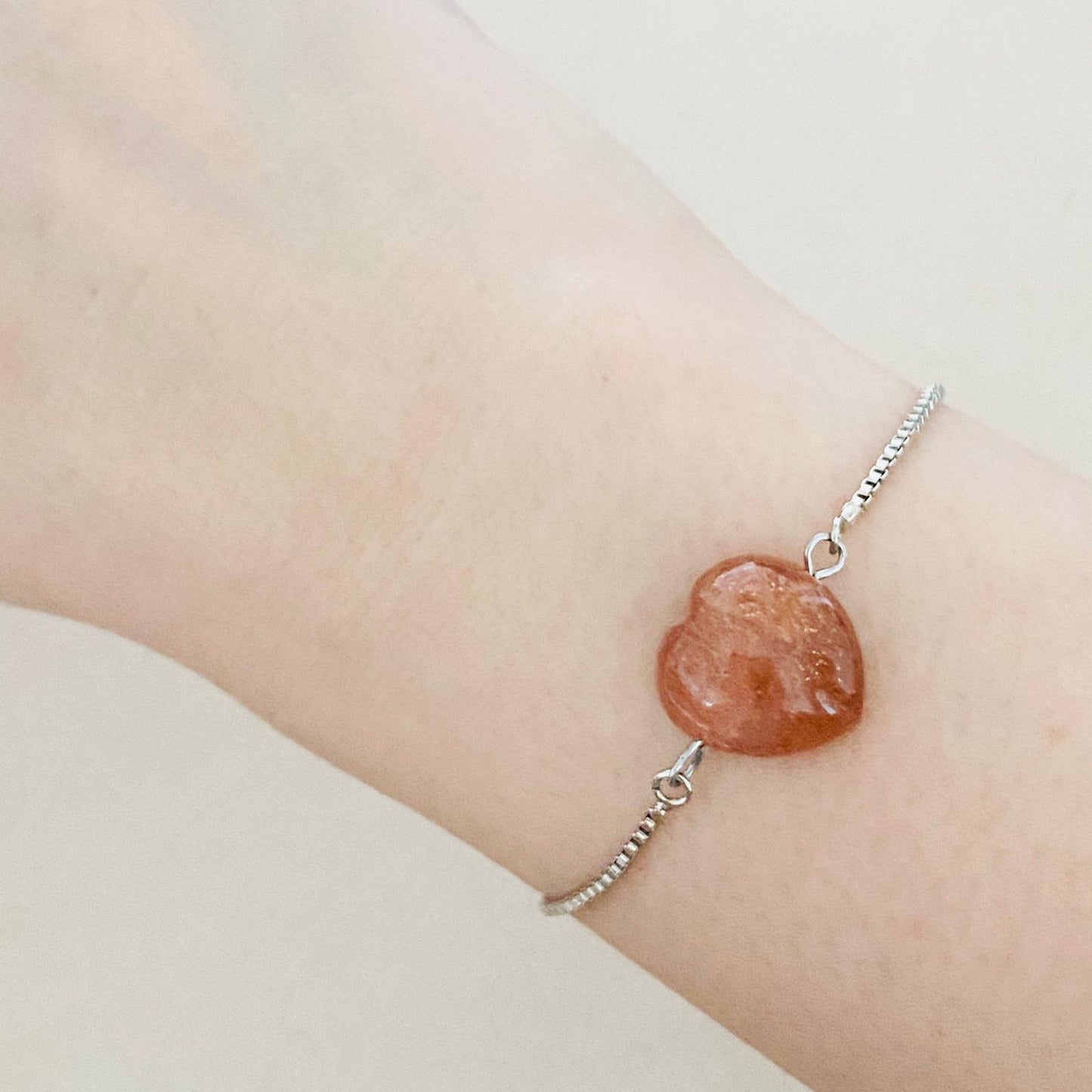 Sunstone La Forma Heart Bracelet